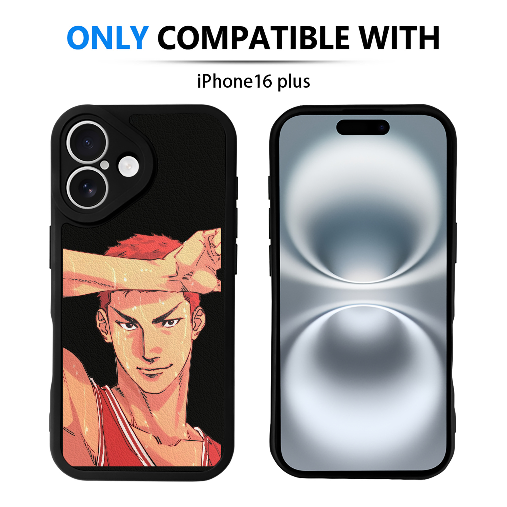 （画像用） SLAM DUNK／スラムダンク 【iPhone 16シリーズ対応】シリコンスマホケース（レザー調） 材質：シリコン